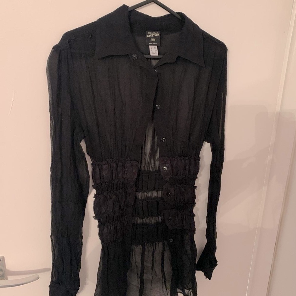 Vintage Jean Paul Gaultier Silk Top - Picture 5 of 6